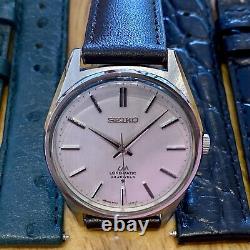 SERVICED Vintage December 1975 Seiko LM LordMatic 5601-9000 A+ Case 2 Straps