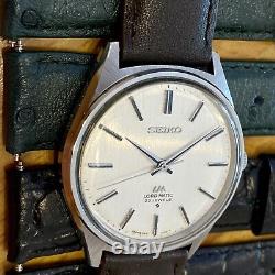 SERVICED Vintage December 1975 Seiko LM LordMatic 5601-9000 A+ Case 2 Straps