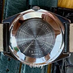 SERVICED Vintage December 1975 Seiko LM LordMatic 5601-9000 A+ Case 2 Straps