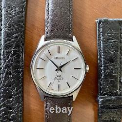 SERVICED Vintage December 1975 Seiko LM LordMatic 5601-9000 A+ Case 2 Straps