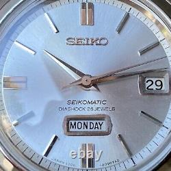 SERVICED Vintage November 1965 Seiko SeikoMatic 6206-8100 A+ Case with 2 Straps