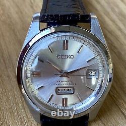 SERVICED Vintage November 1965 Seiko SeikoMatic 6206-8100 A+ Case with 2 Straps