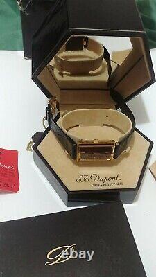 ST Dupont S. T. Gold plated Laque De China New Old Stock condition box and papers