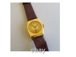 SWISS 1950s NEW old stock Wristwatch HANDLEY goldfilled Case