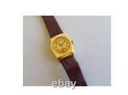 SWISS 1950s NEW old stock Wristwatch HANDLEY goldfilled Case