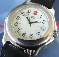 SWISS ARMYMen OFFICERS 1884 ClaSSiC Ol' Skol Polished Version+NOS Genuine Strap