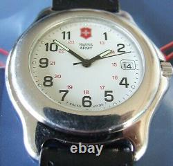 SWISS ARMYMen OFFICERS 1884 ClaSSiC Ol' Skol Polished Version+NOS Genuine Strap