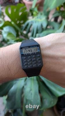 Sanyo World Time Calculator watch NOS 1980 Rare vintage watch Japan