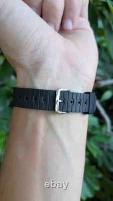 Sanyo World Time Calculator watch NOS 1980 Rare vintage watch Japan