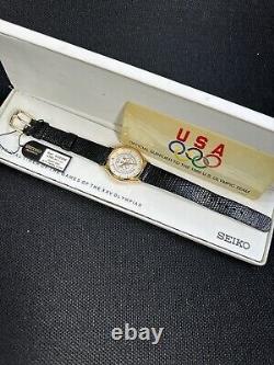 Seiko 34mm USA Olympic Watch / Brand New, Old Stock