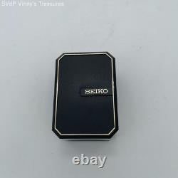 Seiko 5m42-0J60 Kinetic Men's Watch-New Old Stock, Stainless Steel, Black Dial