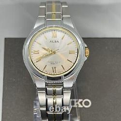 Seiko Alba (Ref. V501-0DR0) Two- Toned Watch NEW OLD STOCK RARE Working