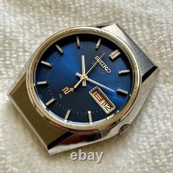 Seiko Elnix 0703-7110 Blue Electronic Transistorized Watch New Dead Old Stock