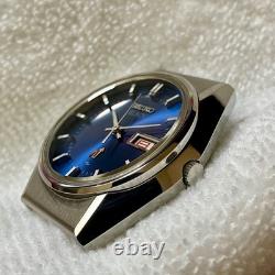 Seiko Elnix 0703-7110 Blue Electronic Transistorized Watch New Dead Old Stock