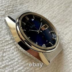 Seiko Elnix 0703-7110 Blue Electronic Transistorized Watch New Dead Old Stock