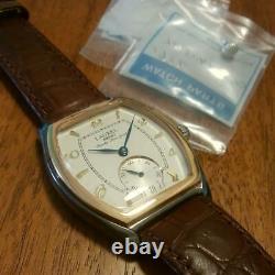 Seiko Laurel Vintage New Old Stock Silver 925 18K Mens Watch Authentic Working