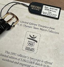 Seiko SFS144 DISCUS THROWER Limited Edition Olympic Collection 1992 NOS Watch