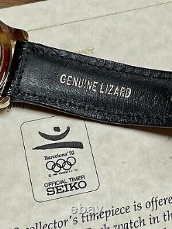 Seiko SFS144 DISCUS THROWER Limited Edition Olympic Collection 1992 NOS Watch