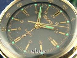 Sekonda Alarm Poljot Gents Mechanical Watch New Old Stock Vintage Retro