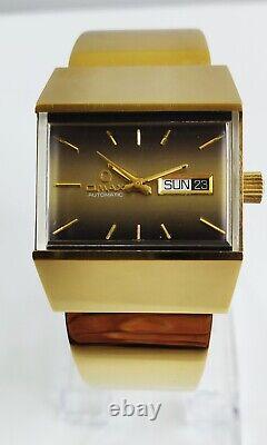 Skin Diver Swiss Omax Automatic Watch 1970s NOS Cal AS 2066 25 jewel vintage