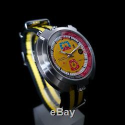 Sorna Automatik Bullhead Nos-sytle Retro Armbanduhr Nato-band