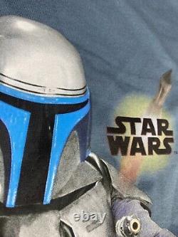 Star Wars T Shirt 2XL Vintage Movie Jengo Fett Attack Of The Clones NOS New