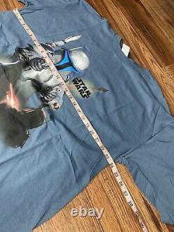 Star Wars T Shirt 2XL Vintage Movie Jengo Fett Attack Of The Clones NOS New