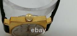 Super rare NOS Cauny Prima Mechanical 17 Rubis Swiss Lady Gold Plated case Watch