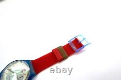 Swatch Chrono Watch JFK SCN103 with Case & Papers 1992 NOS New Battery