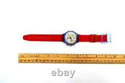 Swatch Chrono Watch JFK SCN103 with Case & Papers 1992 NOS New Battery