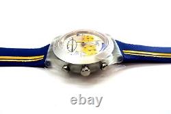 Swatch Irony Diaphane Chrono Watch SHAQ #34 New Old Stock SVCK4007 NEW in Case