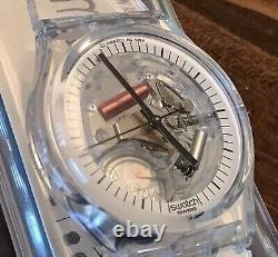 Swatch Jelly Fish 1998 NOS Skeleton With Case 34mm