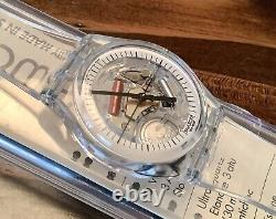 Swatch Jelly Fish 1998 NOS Skeleton With Case 34mm