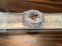 Swatch Jelly Fish 1998 NOS Skeleton With Case 34mm