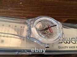 Swatch Jelly Fish 1998 NOS Skeleton With Case 34mm