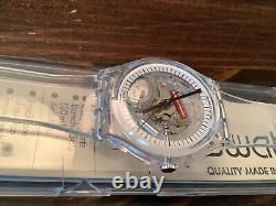 Swatch Jelly Fish 1998 NOS Skeleton With Case 34mm