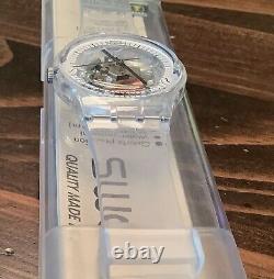 Swatch Jelly Fish 1998 NOS Skeleton With Case 34mm