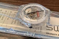 Swatch Jelly Fish 1998 NOS Skeleton With Case 34mm