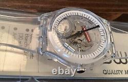 Swatch Jelly Fish 1998 NOS Skeleton With Case 34mm