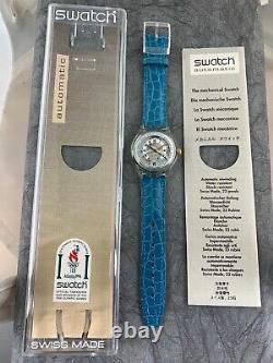 Swatch Originals Automatic SAK118 Eisscholle Brand New! 1995 NOS! B&P&Tag RARE