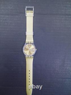 Swatch Originals Brand New Gold Breeze GK710 NOS 1994 needs battery