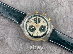 Swatch Originals Chronograph SCK109 Business Class NOS! Box/Paper/Tag 1996 RARE