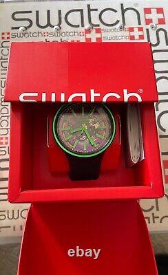 Swatch Pink Taste SO27B113 Big Bold 47mm Silicone NOS Box