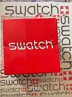 Swatch Pink Taste SO27B113 Big Bold 47mm Silicone NOS Box