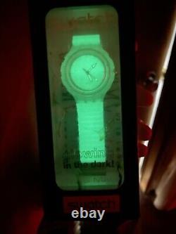 Swatch SCUBA KING OF TIDES SDK129, 90s Glow in the Dark! NEW NOS MINT in BOX