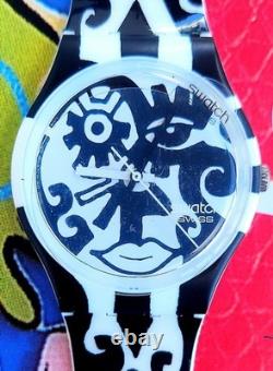 Swatch Watch Afterdark GZ204 2009 Specials RARE Limited Edition New Old Stock