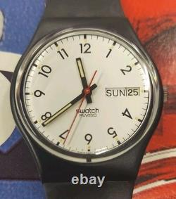 Swatch Watch CLASSIC TWO GB709 1987 Standard Gents Rare New Old Stock