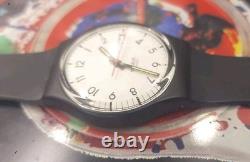 Swatch Watch CLASSIC TWO GB709 1987 Standard Gents Rare New Old Stock