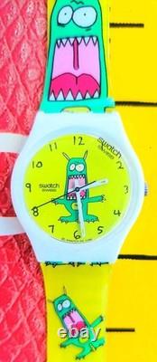 Swatch Watch GERMAHOLIC gw149 2009 Specials Rare Swiss Made New Old Stock