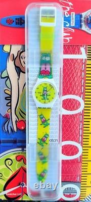 Swatch Watch GERMAHOLIC gw149 2009 Specials Rare Swiss Made New Old Stock
